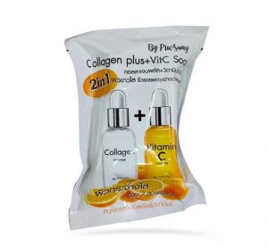Collagen Plus+VitC Soap By Piwsuay 2 in 1