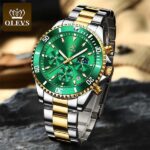 OLEVS 2870 Waterproof Stainless Steel Casual Watch