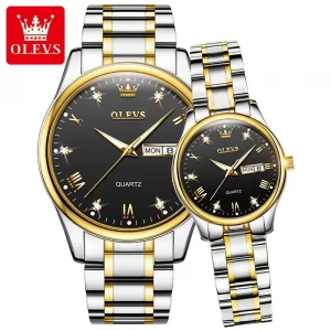 OLEVS Fashion Watches Couple Watch 5563