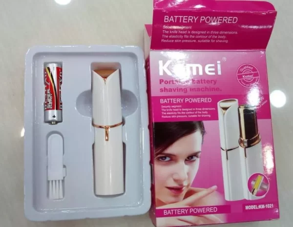 Portable Battery Flawless Hair Removel Machine, Kemei Km-1021