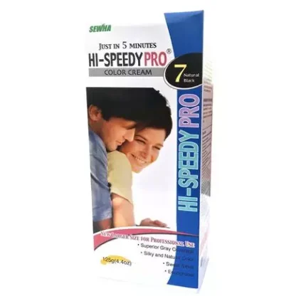 SEWHA HI SPEEDY PRO 7 NATURAL BLACK HAIR COLOR 125G
