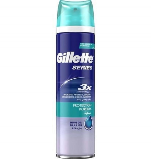 Gillette Series Protection Shave Gel With Almond Oil 200ml