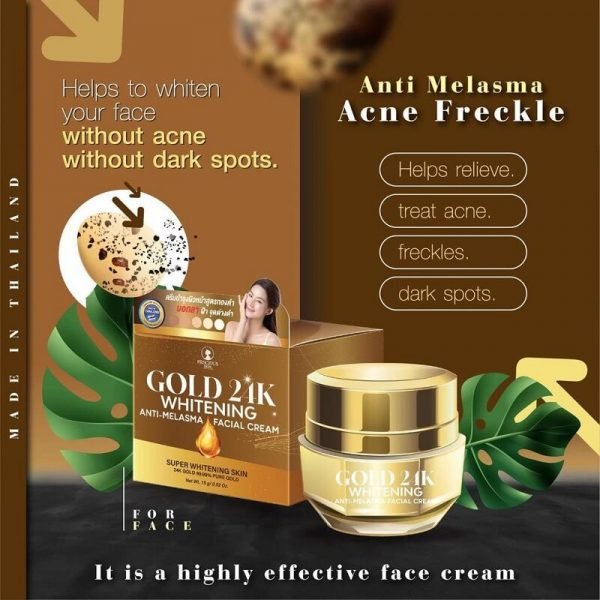 Gold 24K Whitening Anti-Melasma Facial Cream