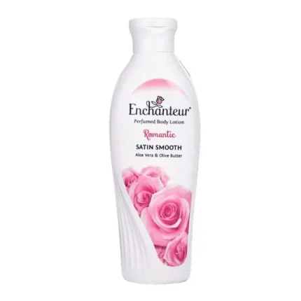 Enchanteur Romantic Perfumed Body Lotion - All Skin Types, Aloe Vera & Olive Butter, Satin Smooth, Heals & Repairs Damaged Skin, 250 ml
