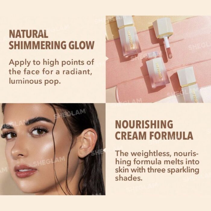 SheGlam:  Glow Bloom Liquid Highlighter - Image 2