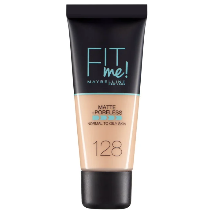 Maybelline Fit Me Matte & Poreless Foundation 128 Warm Nude - Image 1