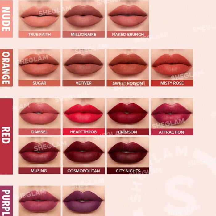 SheGlam: Matte Allure Liquid Lipstick - Image 3