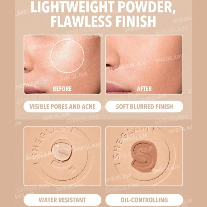 SheGlam: Skin Focus High Coverage Powder Foundation - Image 3