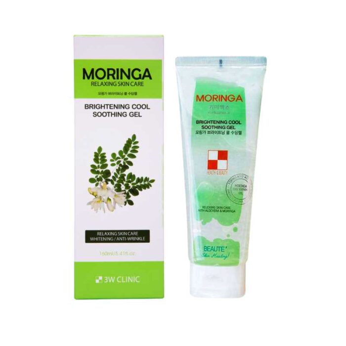 3W Clinic Moringa Brightening Cool Soothing Gel 160ml - Image 1