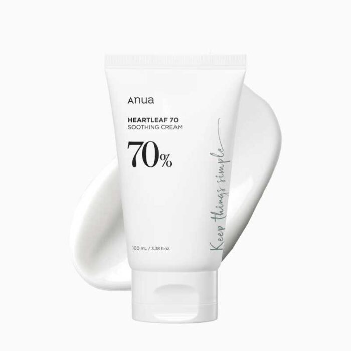 ANUA Heartleaf 70% Soothing Cream - 100ml - Image 1