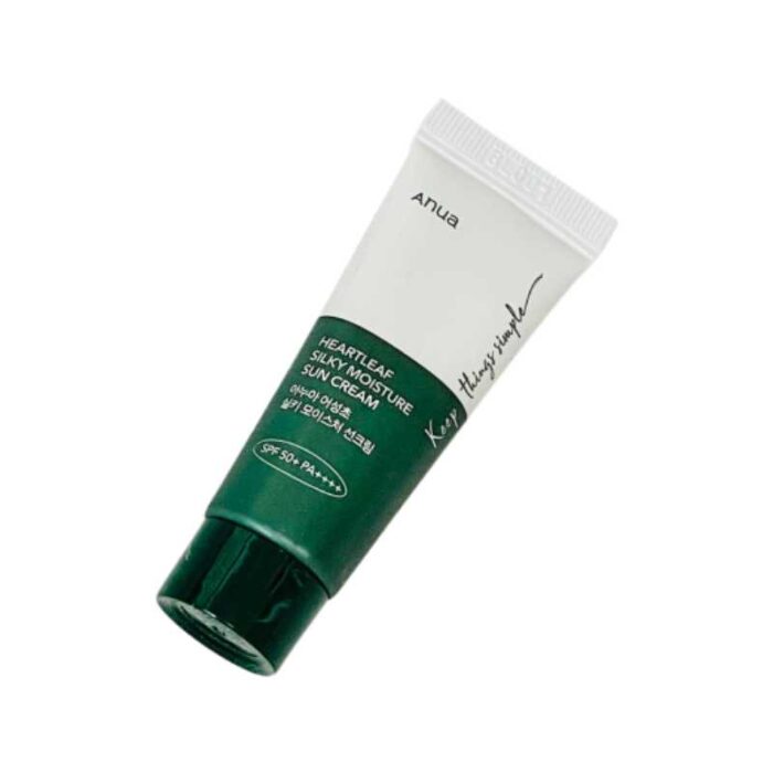 ANUA Heartleaf Silky Moisture Sun Cream (10ml) - Image 1