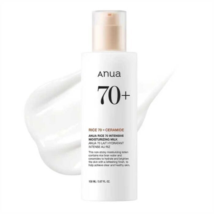 ANUA RICE 70 INTENSIVE MOISTURIZING MILK 150ml - Image 1