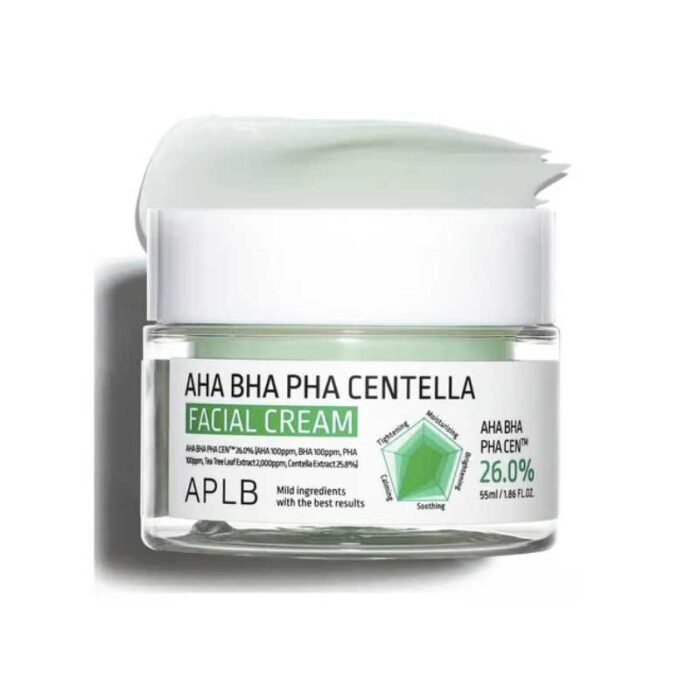 APLB AHA BHA PHA Centella Facial Cream 55ml - Image 1