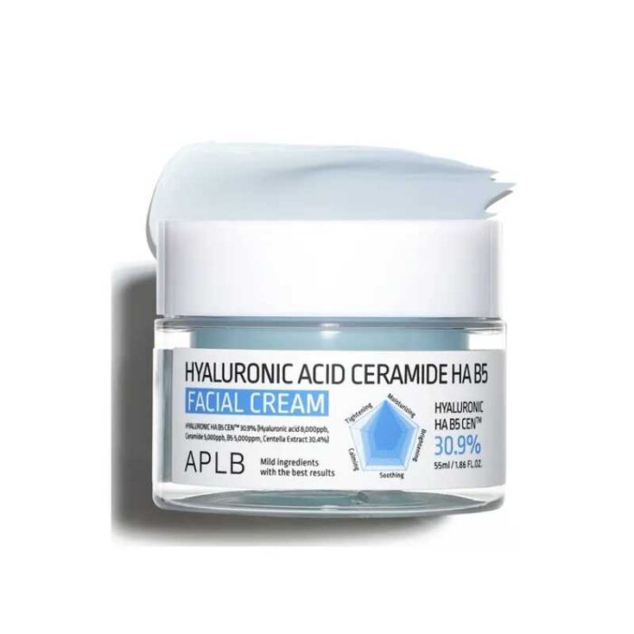 APLB Hyaluronic Acid Ceramide HA B5 Facial Cream 55ml - Image 1