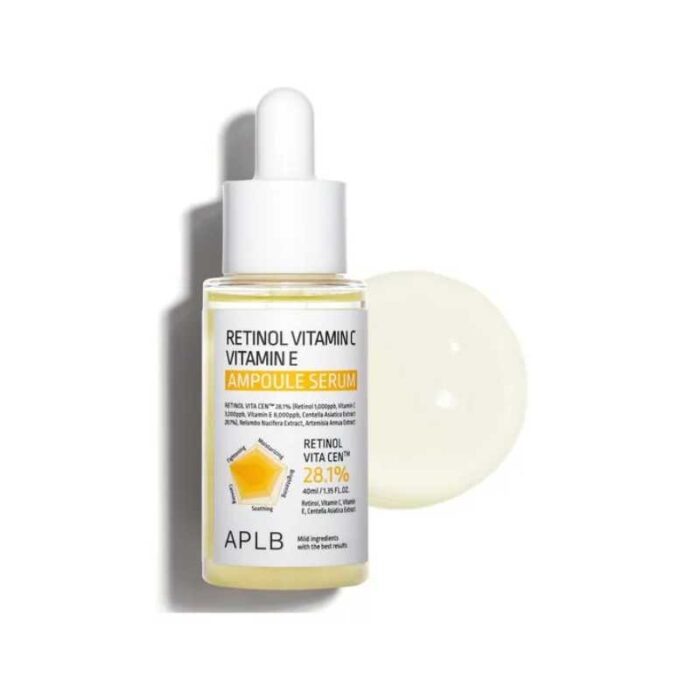APLB Retinol Vitamin C Vitamin E Ampoule Serum 40ml - Image 1