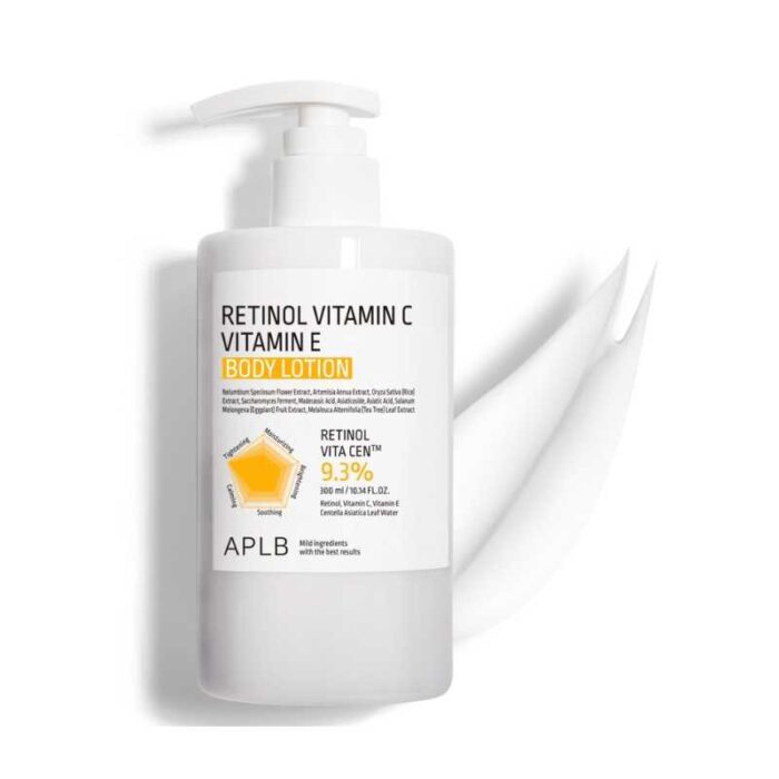 APLB Retinol Vitamin C Vitamin E Body Lotion 300ml - Image 1