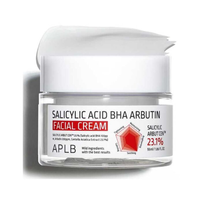APLB Salicylic Acid Bha Arbutin Facial Cream 55ml - Image 1