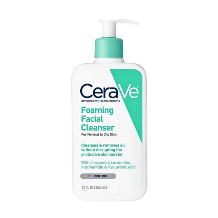 CeraVe Foaming Cleanser For Normal To Oily Skin 236ml - Image 1