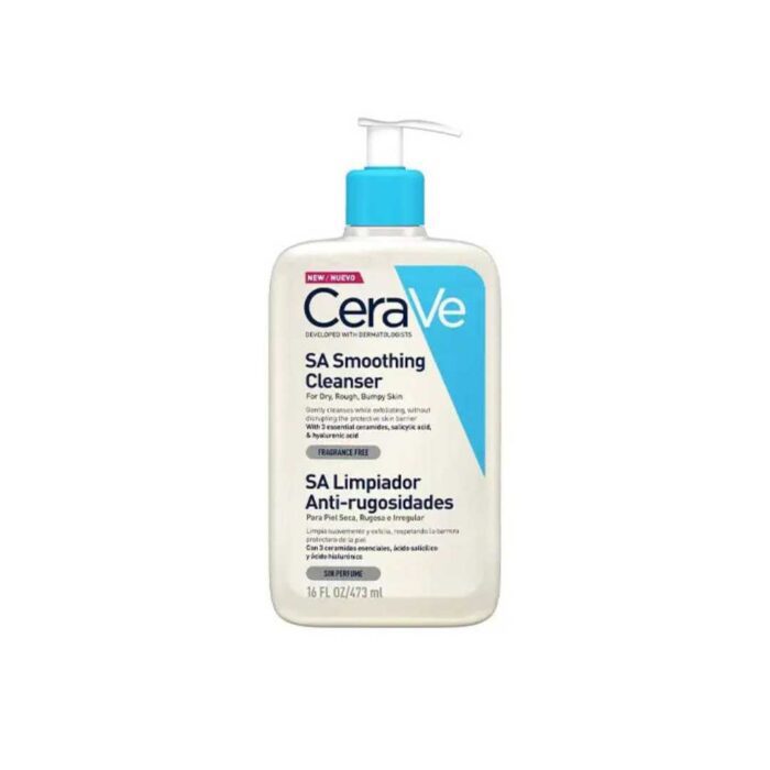 CeraVe SA Smoothing Cleanser for Dry Skin - 236ml - Image 1