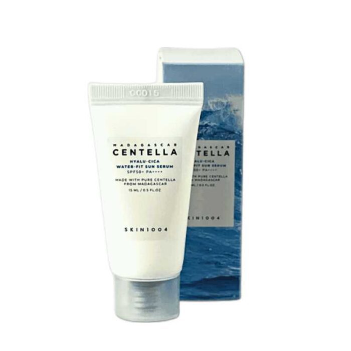 SKIN1004 Madagascar Centella Hyalu-Cica Water-Fit Sun Serum 15ml - Image 1