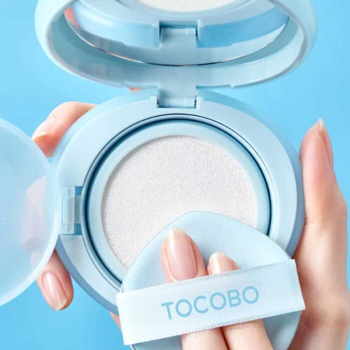 TOCOBO Blur Finish Sun Cushion (00 Pure, 01 Cotton Blue) (13g) - Image 1