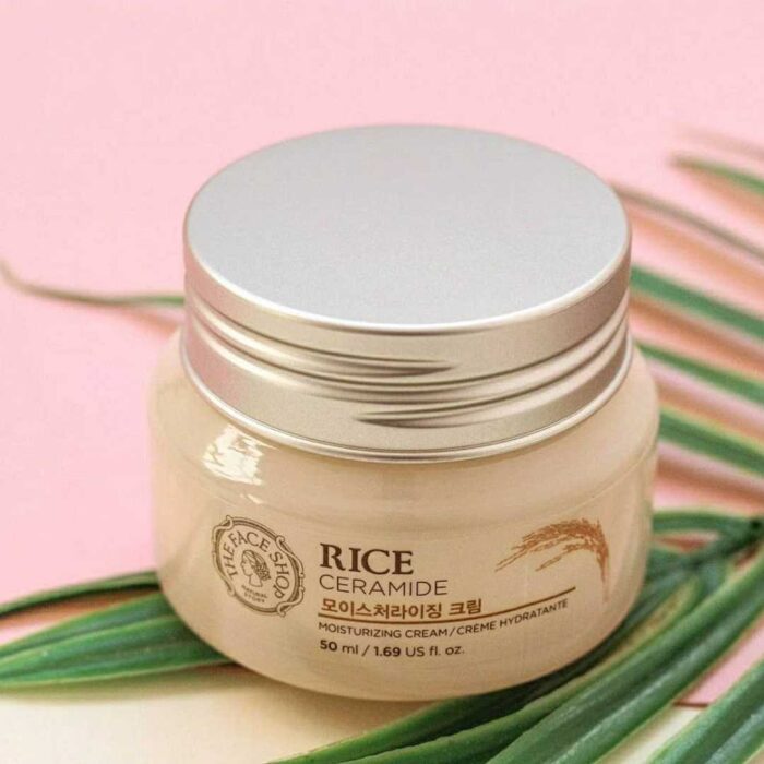 The Face Shop Rice Ceramide Moisturizing Cream (50ml) - Image 1