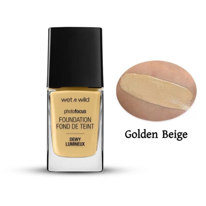 Wet N Wild Photo Focus Foundation Matte Golden Beige - Image 1
