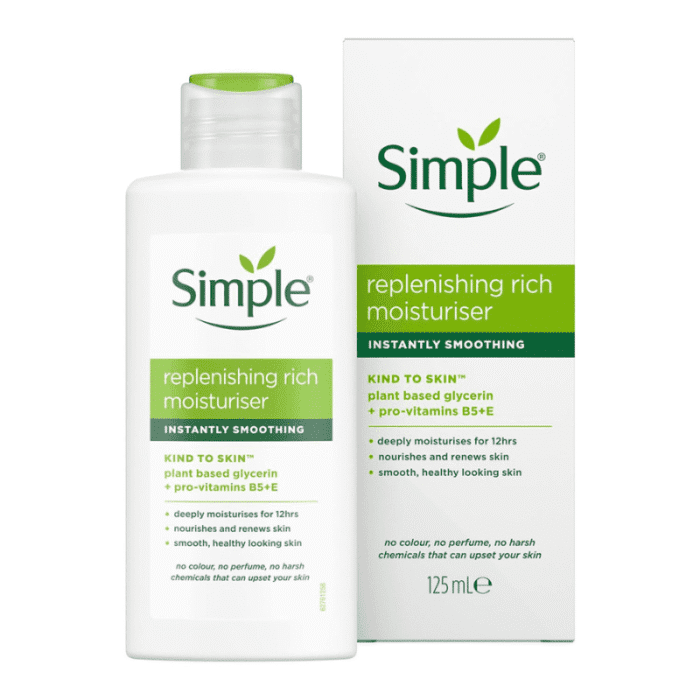 Simple Kind to Skin Replenishing Rich Moisturiser 125ml - Image 1
