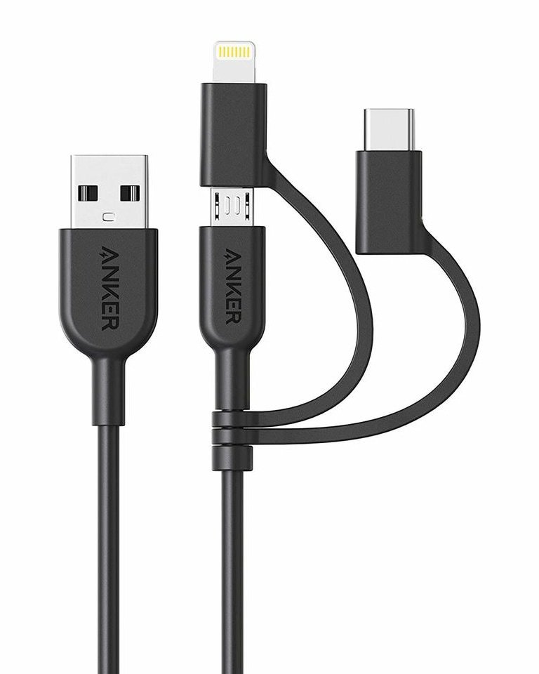 PowerLine-II-3-in-1-Cable-Black.jpg Anker PowerLine II 3-in-1 Cable - Image 1