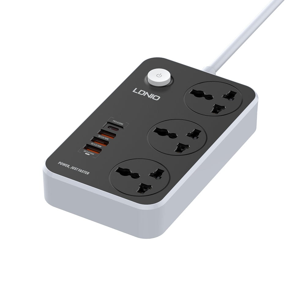 tWjL6uhq08.jpg LDNIO (SC3412) 38W Power Strip 20W PD - Image 1