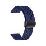 22mm Dotted Silicone Strap with Folding Magnetic D-Buckle Lock - Image 4