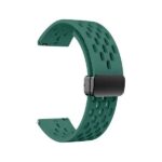22mm Dotted Silicone Strap with Folding Magnetic D-Buckle Lock - Image 3