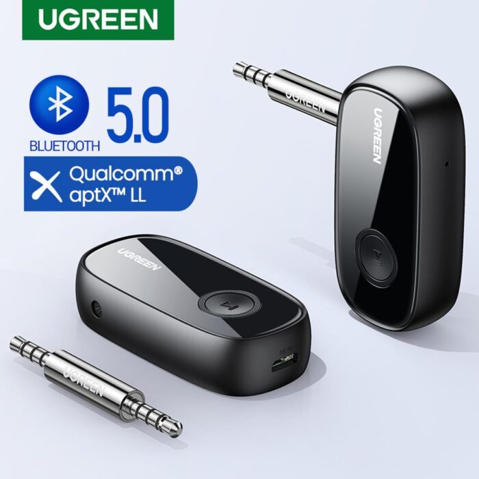 Ugreen Bluetooth 5.0 Receiver Car 3.5mm Aux Adapter - Image 3
