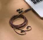 Tripowin Amber 32AWG OFC HiFi IEM 0.78mm 2pin Conector Cable - Image 2