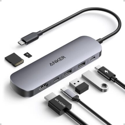 Anker Nano A83D2 USB-C Hub (7-in-1, 4K HDMI)