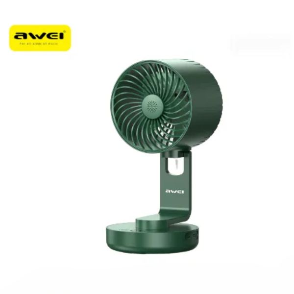 Awei-F34-Folding-Long-Duct-Circulator-Fan-4000mah-1.jpg Awei F34 Air Circulation Wide Angle Fan - Image 1