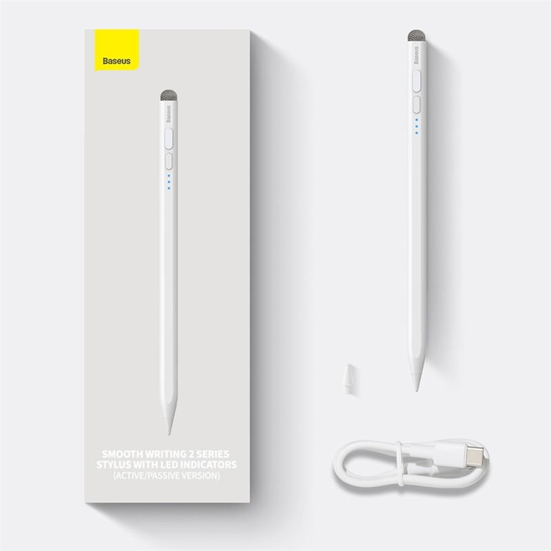 BASEUS-Smooth-Writing-2-Series-A.jpg Baseus Smooth Writing 2 Active Passive Stylus Pen with LED Indicator - Image 1