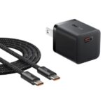 Baseus GaN5 Fast Charger mini 1C 25W With 1M USB-C to USB-C Cable