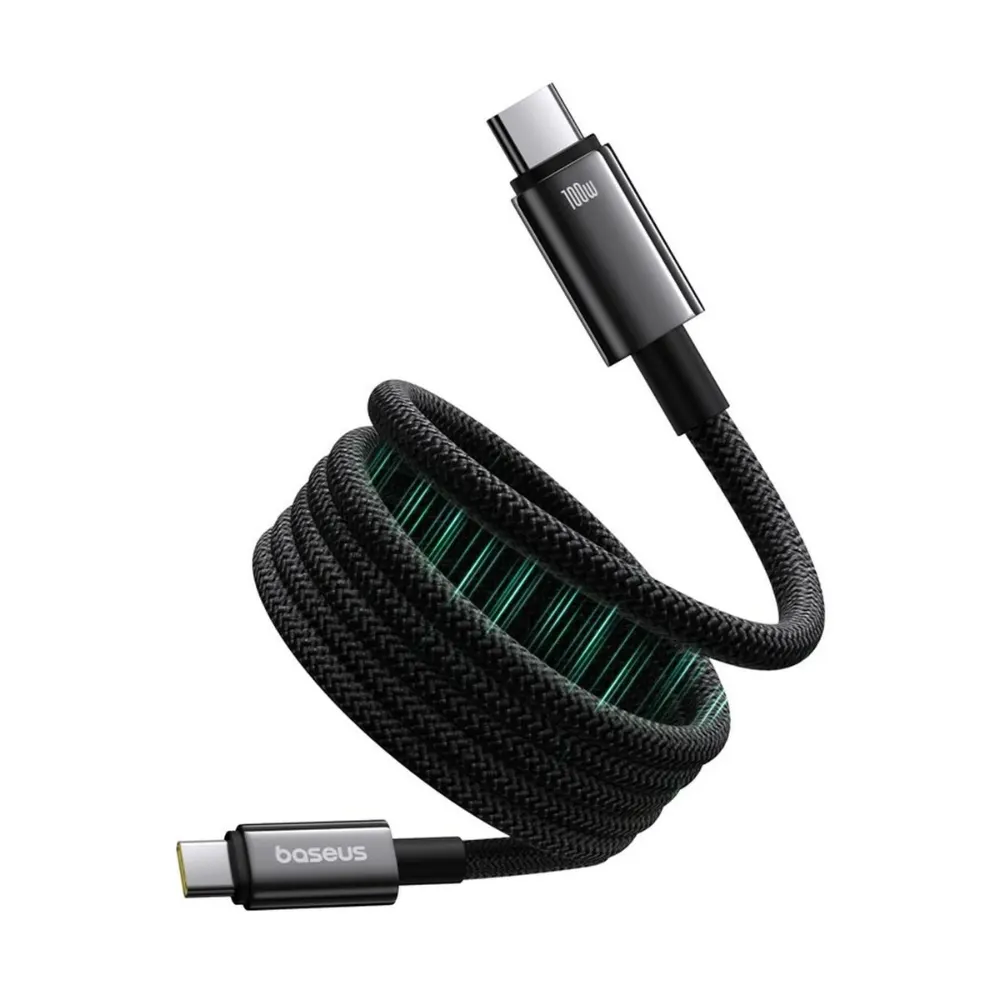 Baseus-Tungsten-Gold-100W-Type-C-to-Type-C-1M-Cable-1.webp Baseus Tungsten Gold 100W Type-C to Type-C 1M Cable - Image 1