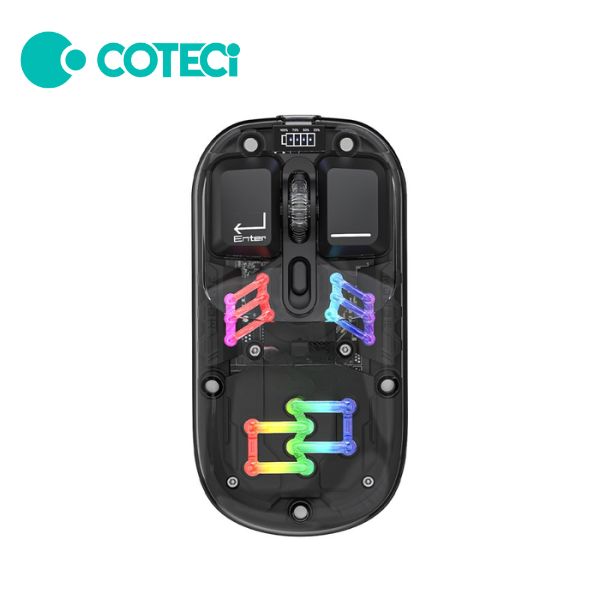 COTECi-OF-026-WH-Magic-Crystal-IV-Wireless-Bluetooth-Dual-Mode-Mouse.jpg COTECi OF-026-WH Magic Crystal IV Wireless & Bluetooth Dual-Mode Mouse - Image 1