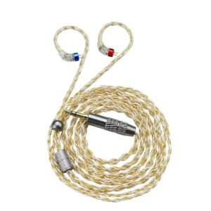 CVJ HBK08 4-Core 2Pin 0.78mm Silver-Plated Earphone Cable