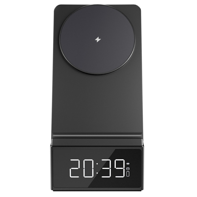 EDA0051941_2.jpg WiWU Wi-W011 Platinum 15W 3 in 1 Wireless Charger with Clock - Image 1
