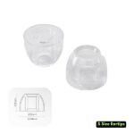 EPZ M100 Liquid Silicone Eartips for IEM Earphone Bluetooth Earbuds - Image 2