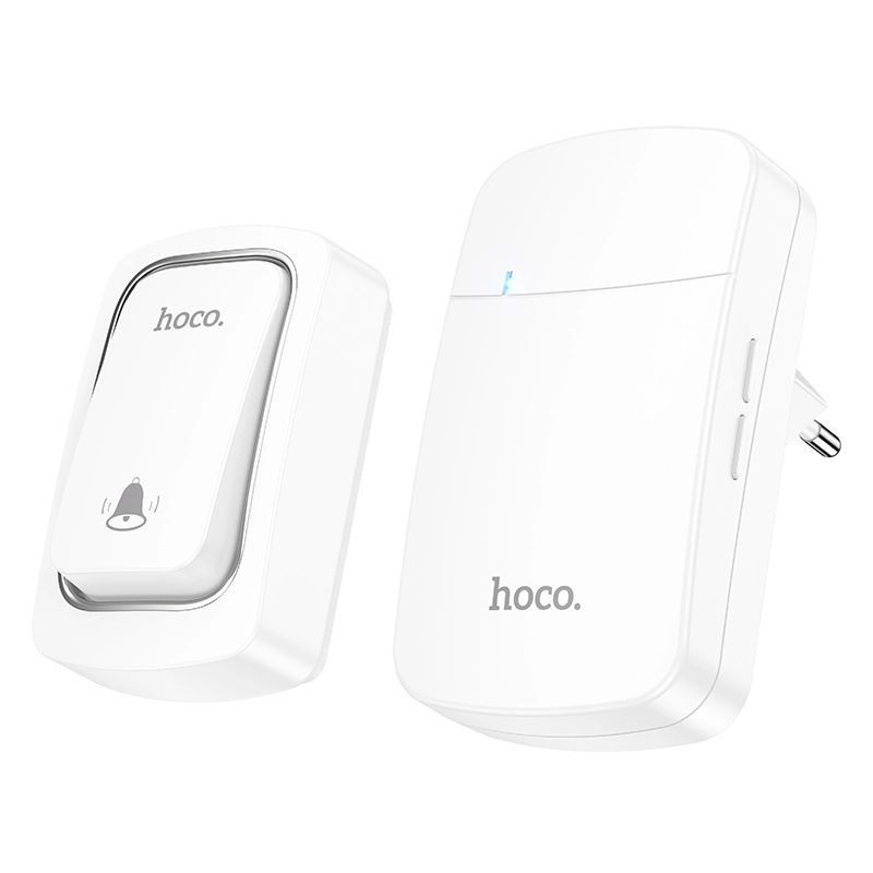 Hoco-HI26-Self-Powered-Wireless-Doorbell-EU-Plug.jpg Hoco HI26 Self-Powered Wireless Doorbell EU Plug - Image 1