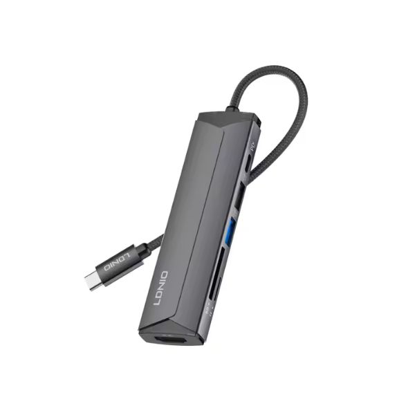 LDNIO-DS-56H-PD100W-5-in-1-Docking-Station-Data-Hub.jpg LDNIO DS-56H PD100W 5 in 1 Docking Station Data Hub - Image 1