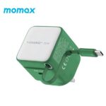 MOMAX 1-Charge+ 1-Port GaN Charger With Built-In USB-C Cable 35W
