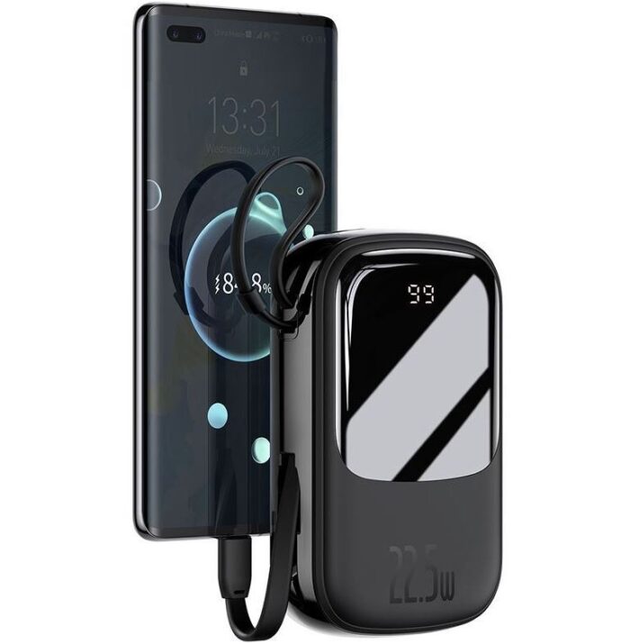 BASEUS Qpow 22.5W Quick Charging 20000mAh Power Bank with Type-C Cable - Image 2