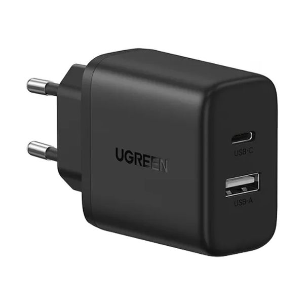 UGREEN-X227-45303-20W-2-Port-Fast-Charger-US-1.jpg UGREEN X227 (45303) 20W 2-Port Fast Charger – US - Image 1