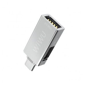 WiWU USB C Hub, T02 Multiple Function 2 in 1 Type C adapter for Macbook