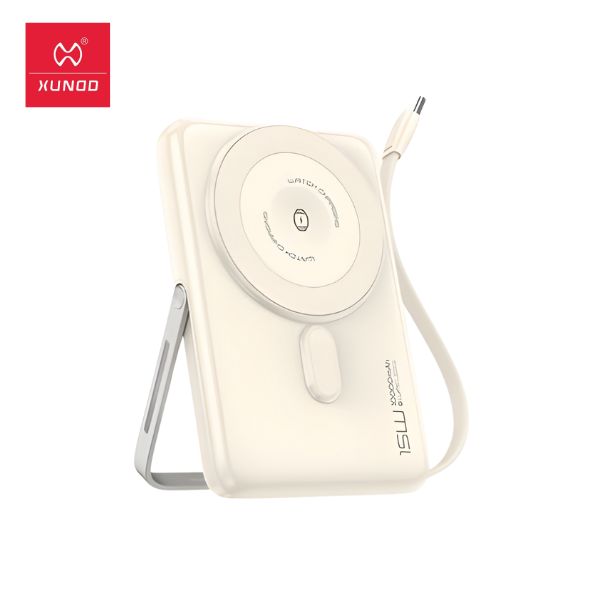 XUNDD-XDPB-026-PD-20W-Magnetic-Wireless-Power-Bank-with-Stand.jpg XUNDD XDPB-026 PD 20W Magnetic Wireless Power Bank with Stand - Image 1